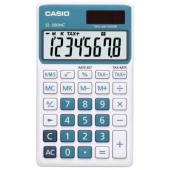 Casio Sl 300 Nc Bu S Eh Calculatrice Bureau Bleu Achat Prix Fnac