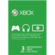 Carte pré-payée abonnement Xbox Live 3 mois Microsoft pour Xbox 360&nbsp;-&nbsp;Permet de devenir membre du service Xbox Live GOLD - Carte de crédit non requise.