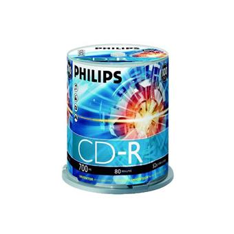votre Philips CR7D5NB00 CD R x 100 700 Mo support de stockage