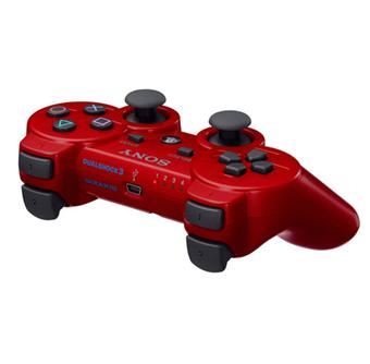 Manette Playstation 3 rouge Dualshock 3 Manette PS3 rouge Sony Dual