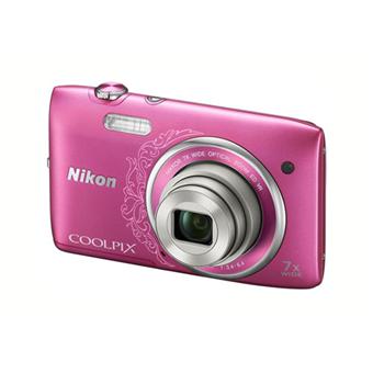 Nikon CoolPix S3500 Rose Arabesque Appareil photo numérique compact