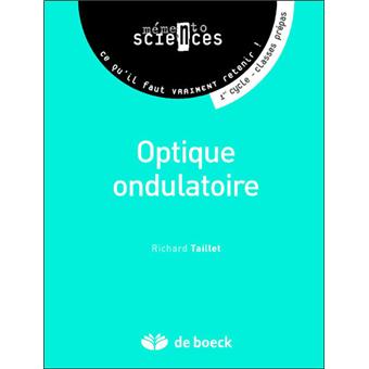 Cours de diffraction optique ondulatoire