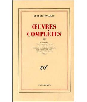 Georges Bataille - Œuvres Complètes, Vol. 7, La Part Maudite