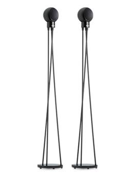 cabasse paire de pieds noirs pour alcyone support d enceinte cabasse
