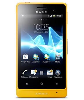 sony xperia go jaune smartphone sous android os sony 5 1 avis clients