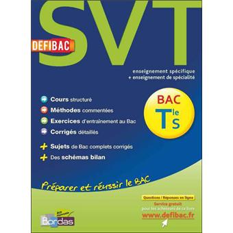 Terminale S SVT - Annales du bac - lemondefr
