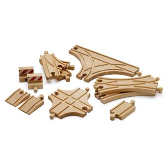 11 pcs Circuit et accessoires train en bois Acheter sur Fnac.com