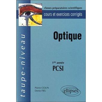 Cours optique géométrique pcsi