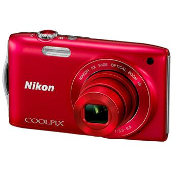 votre Nikon CoolPix S3300 Rouge Crazy