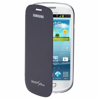 votre Samsung Etui Slim Rabat pour Galaxy S3 Mini (i8190) Bleu Nuit