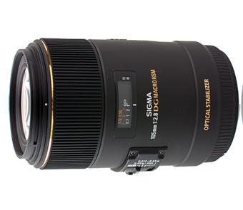 Objectif reflex Sigma DG EX 105 mm f/2.8 OS HSM Macro, Monture Nikon