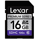 Lexar Premium Series 100x Carte mémoire SDHC 16 Go Class10
