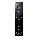 Manette Wiimote Plus noire - Manette Wii noire Nintendo + Wii Motion Plus Noir intégré