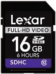 Lexar Full-HD Video Memory Card - flashgeheugenkaart - 16 GB - SDHC