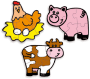 COW WOOD PUZZLES