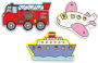 FIRE TRUCK WOOD  PUZZLES