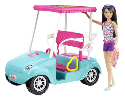 Mattel Barbie Skipper Voiturette de Golf pour 58