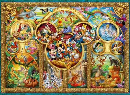 Ravensburger Puzzle Famille Disney 500 pcs pour 15
