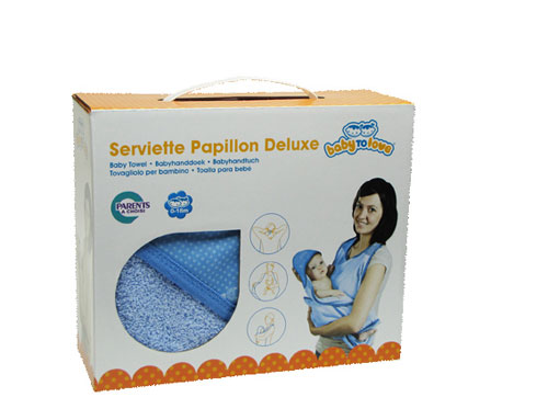 Baby To Love - Serviette Papillon - Deluxe - Bleu pour 36