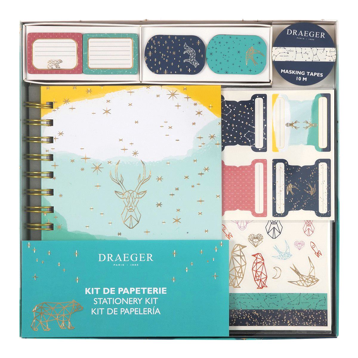 Kit De Papeterie Constellations Draeger Paris Carnets Et Journaux