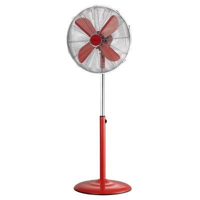 Ventilador De Pie Nevir Nvr-vpm40 Metálico 40cm Rojo