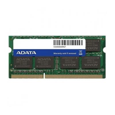 Adata DDR3 1600 AD3S1600W8G11-R 8GB 204 Pin SO-DIMM Laptop Memory Model