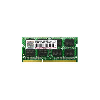 Transcend JetRam 1GB SO-DIMM DDR3 1333 CL9 1Rx8