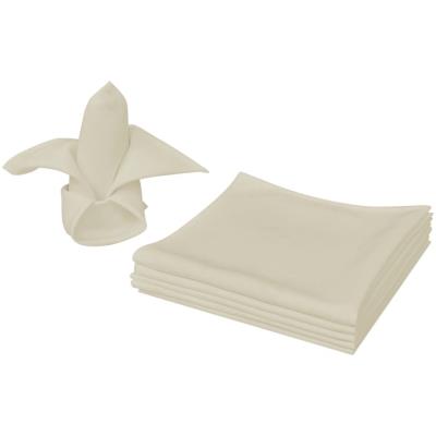 Servilletas 10 Unidades Crema 50x50 Cm