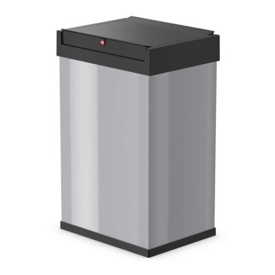 Cubo De Basura Big-box Swing Tamaño L 35 Plateado 0840-121