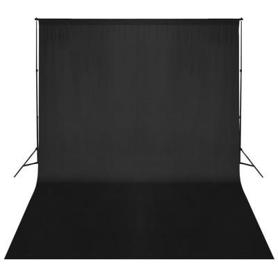 Sistema De Trasfondo Negro Apoyo 500 X 300 Cm