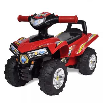 Quad Correpasillos Infantil Con Sonidos Y Luces, Rojo Vidaxl