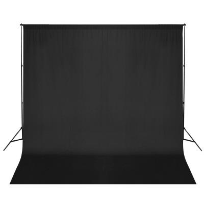 Sistema Desoporte Para Fondos Fotográficos Negro 600 X 300 Cm