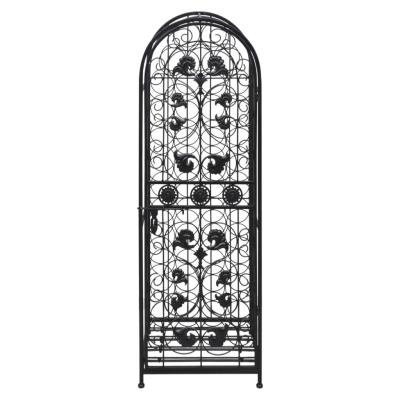Gabinete De Metal Estante Soporte Vino Bodega Para 45 Botellas