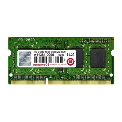 Memoria DDR3 4gb 1333 mhz Pc10600 Transcend Portatil