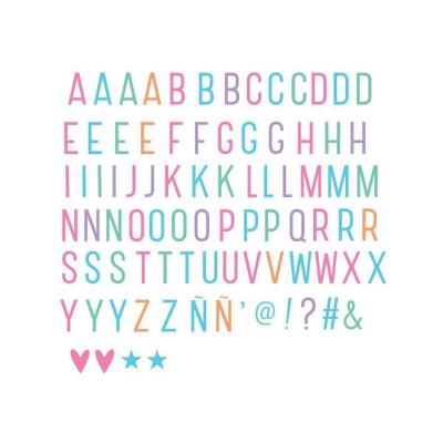 85 Letras Y Símbolos Pastel A Little Lovely Company