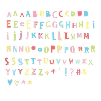 85 Letras Y Símbolos Pastel Funky Color A Little Lovely Company