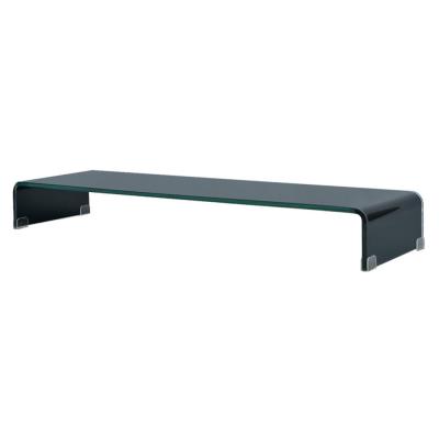 Soporte Para Tv/elevador Monitor Cristal Negro 100x30x13 Cm