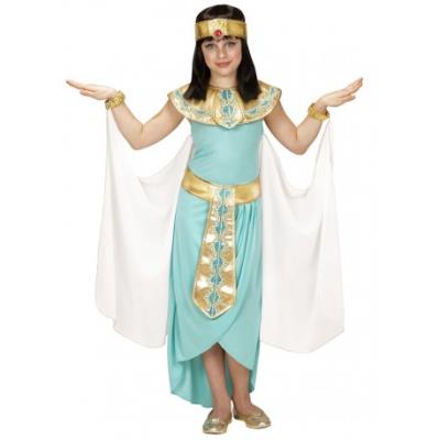 Disfraz reina egipcia azul para niña Original - Talla - 4-5 años