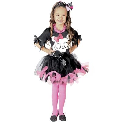 Disfraz Skull Girl Infantil Talla 5-6 Años