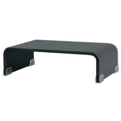 Soporte Para Tv/elevador Monitor Cristal Negro 40x25x11 Cm