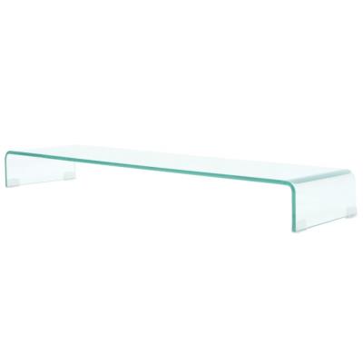 Soporte Para Tv/elevador Monitor Cristal Claro 110x30x13 Cm
