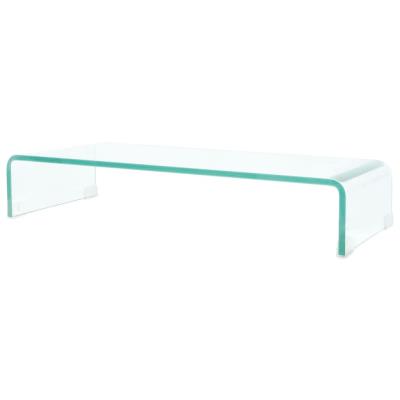 Soporte Para Tv/elevador Monitor Cristal Claro 70x30x13 Cm