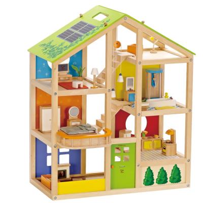 Hape E3401 Casa Madera Con Muebles