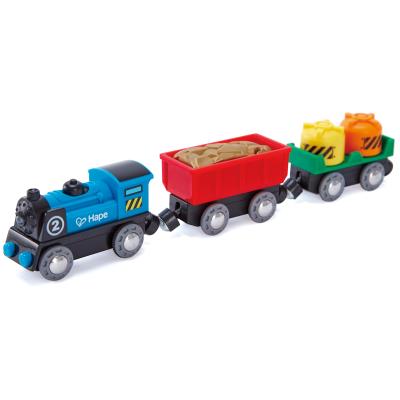 Juego De Tren Mercancías A Batería E3720 Hape