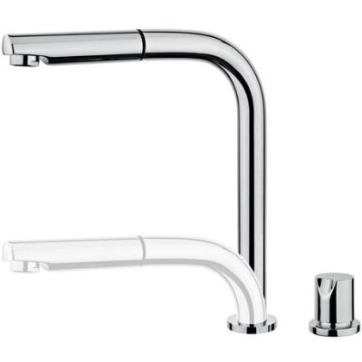 Grifo Teka Auk 983 Cromo Extraíble Y Retáctil