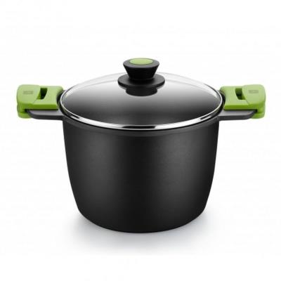 Olla Alta Prior Bra A403924 - Ø24cm - 6.8l - Espesor 5.5mm - Aluminio Fundido - Teflon Antiadherente
