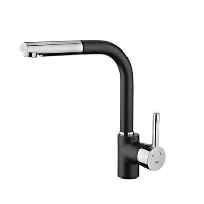 Grifo Teka Ark 938 Negro Detalles Cromo Extraíble Anticalcáreo