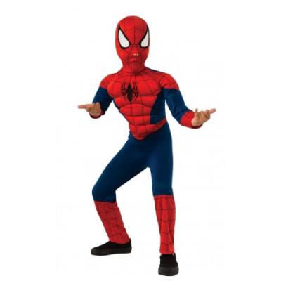 Disfraz Ultimate Spiderman Musculoso Para Niño Original - Talla - 8-10 Años