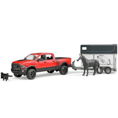 Bruder Camión Dodge Con Remolque De Caballo Ram 2500 1:16 02501