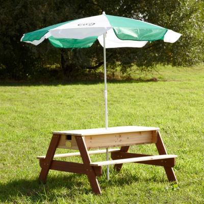Mesa De Picnic Infantil Nick Con Arena/ Agua + Sombrilla, Marca Axi